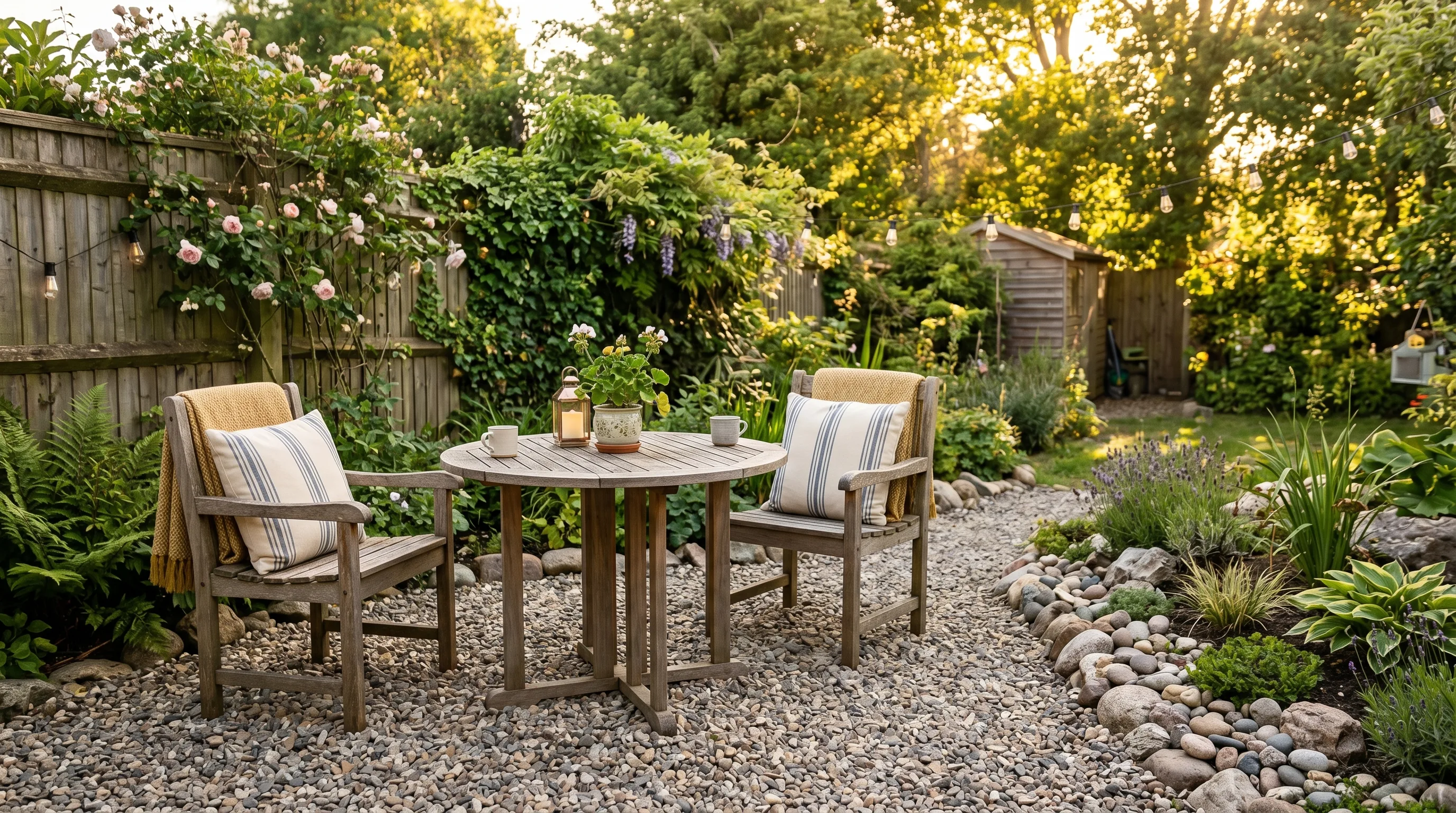 Front Yard Rock Strip